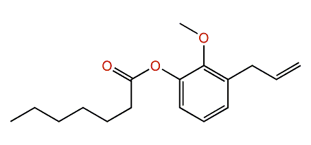 3-Allyl-2-methoxyphenyl heptanoate